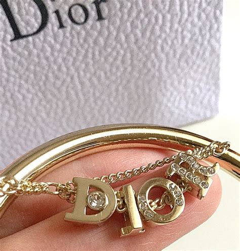 gold chain dior bracelet|genuine christian Dior bracelets.